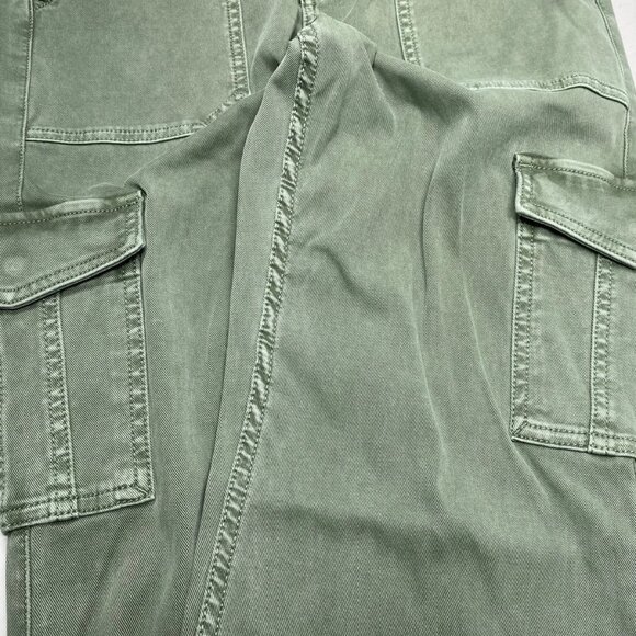NEW SANCTUARY DENIM Women's Cargo Pants Green Size 29 Sculpted Hayden Slim Dark - Picture 2 of 12